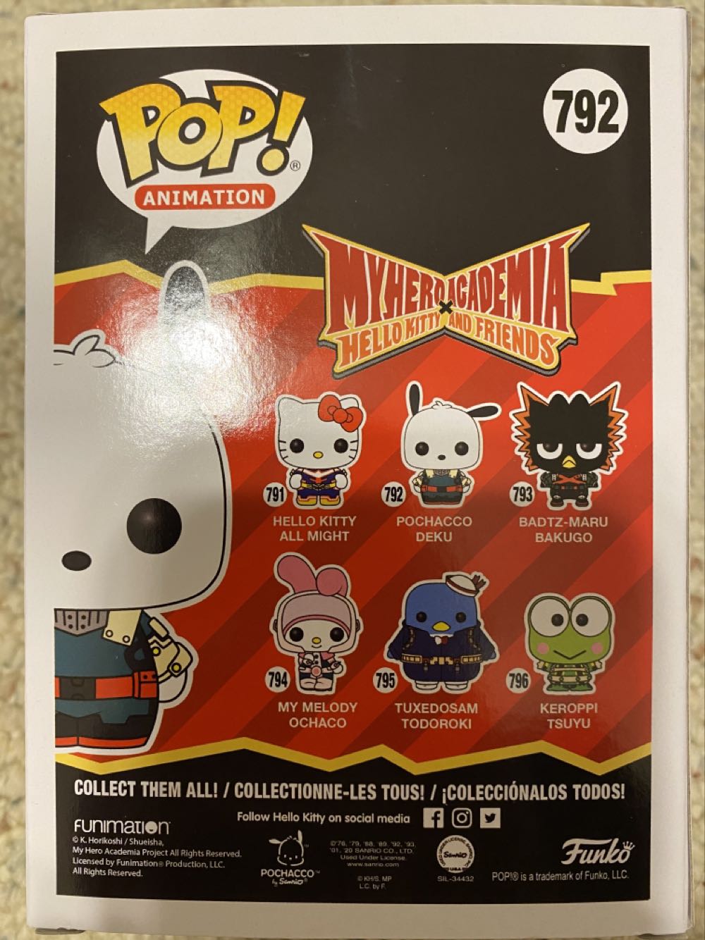 Pochacco Deku Pop! 792 - My Hero Academia vinyl figure collectible [Barcode 889698468305] - Main Image 2