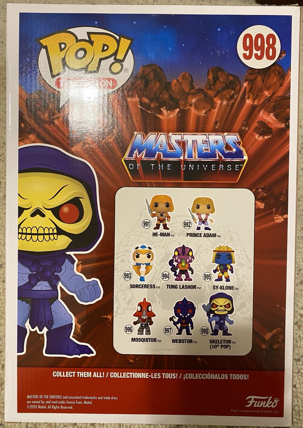 MOTU Skeletor 10” - Masters of the Universe vinyl figure collectible [Barcode 889698476782] - Main Image 2