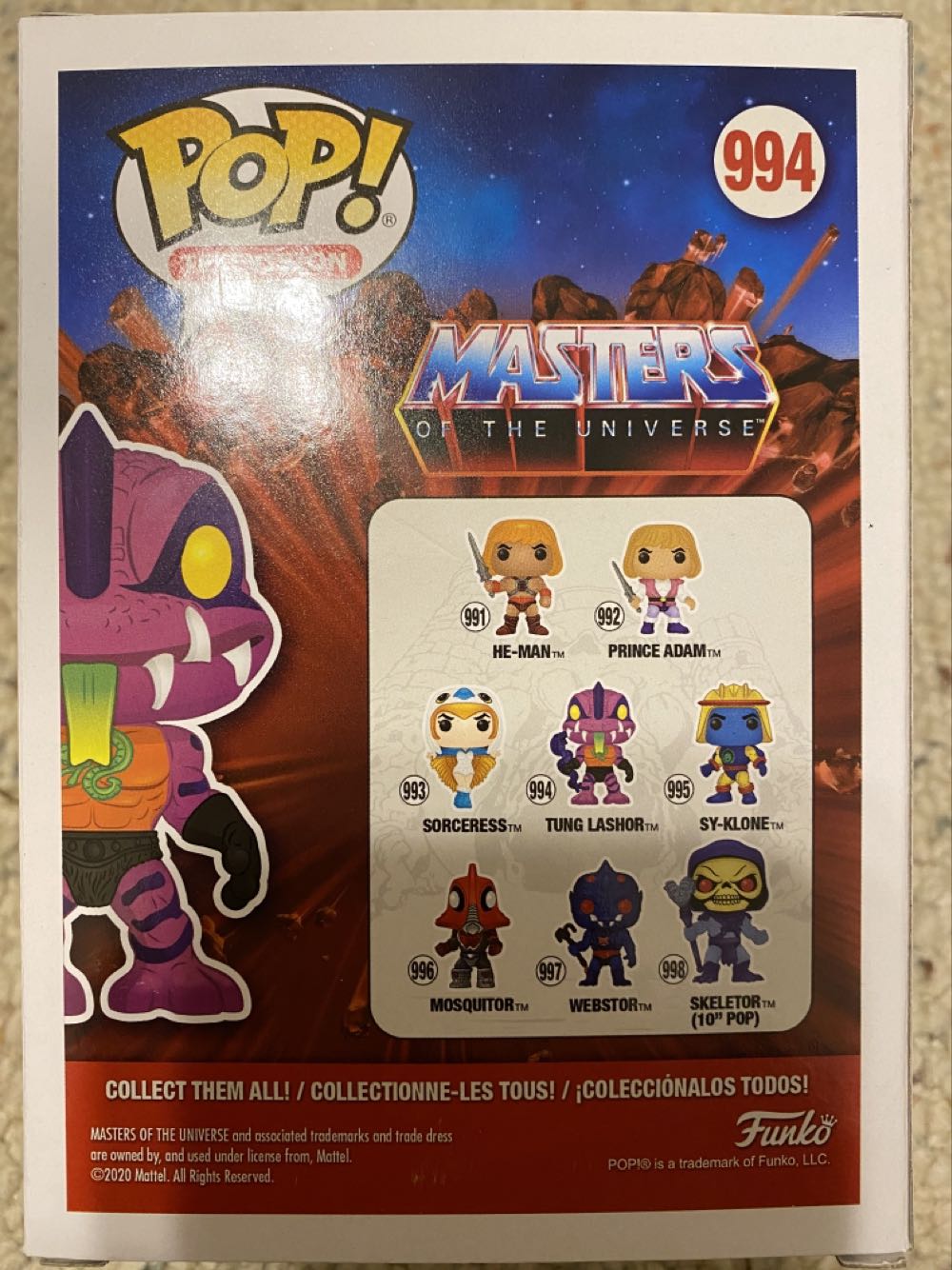 MOTU Tung Lashor - Masters of the Universe vinyl figure collectible [Barcode 889698477451] - Main Image 2