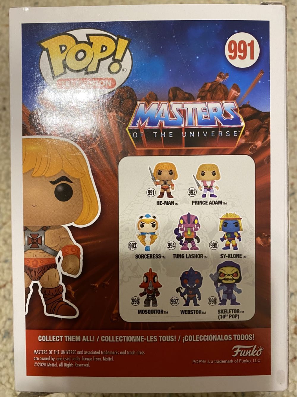 He-Man 991 - Masters of the Universe vinyl figure collectible [Barcode 889698477482] - Main Image 2