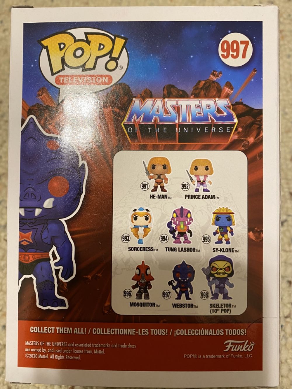 MOTU Webstor - Masters of the Universe vinyl figure collectible [Barcode 889698477512] - Main Image 2
