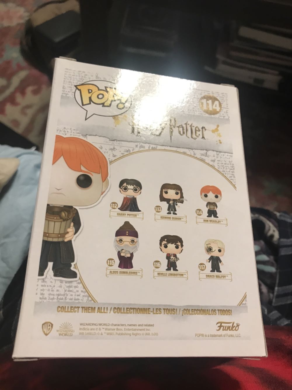 114 Ron Weasley - Harry Potter vinyl figure collectible [Barcode 889698480666] - Main Image 2