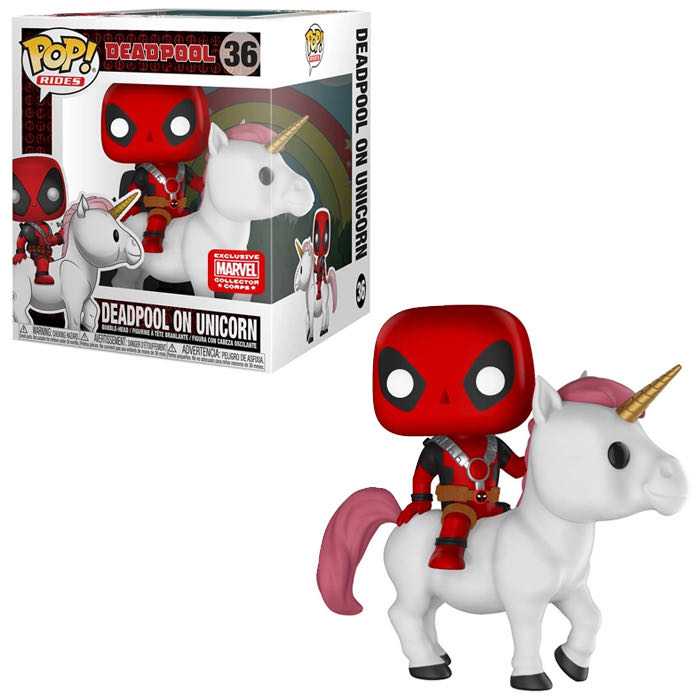 Deadpool on Unicorn - Deadpool vinyl figure collectible [Barcode 889698205795] - Main Image 3