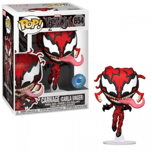 Carnage (Carla Unger) - Venom vinyl figure collectible [Barcode 889698488914] - Main Image 2
