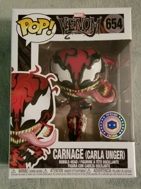Carnage (Carla Unger) - Venom vinyl figure collectible [Barcode 889698488914] - Main Image 3