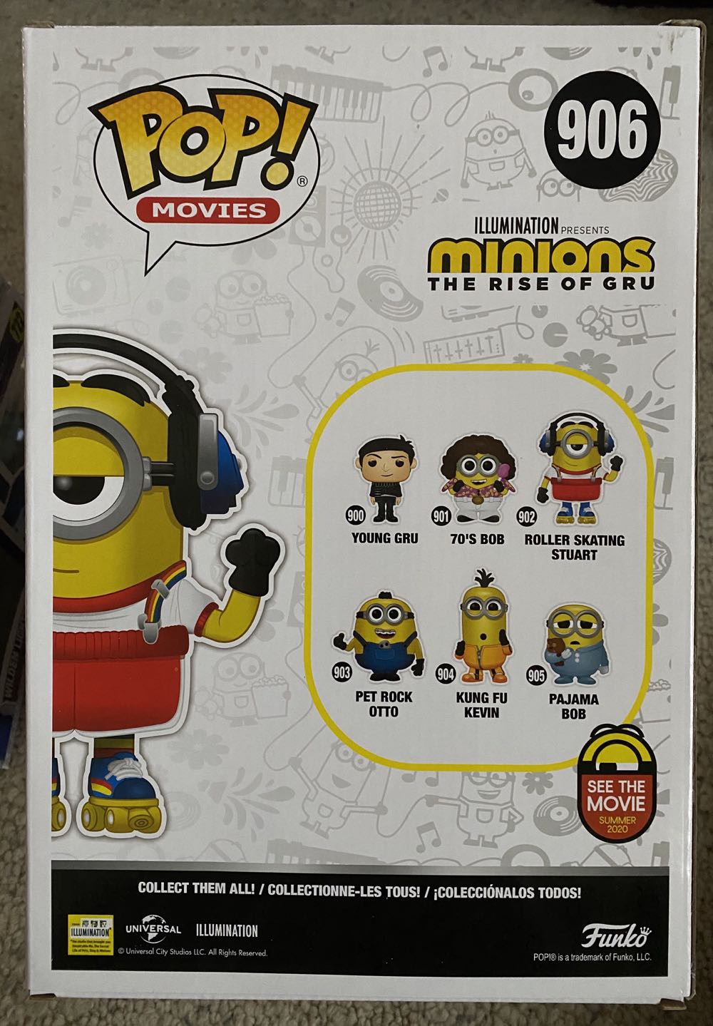 Stuart Roller Skating  vinyl figure collectible [Barcode 889698478113] - Main Image 2