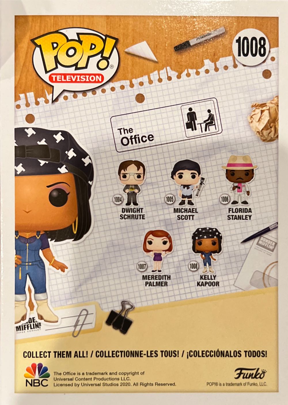 Kelly Kapoor “Casual Day” - Funko vinyl figure collectible [Barcode 889698492065] - Main Image 3