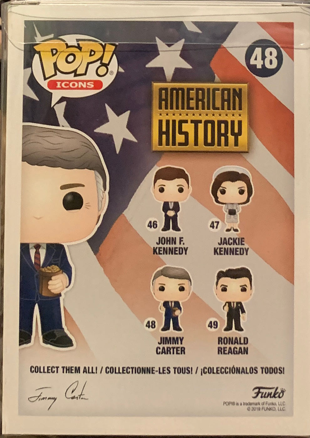 48 Jimmy Carter - Politicians vinyl figure collectible [Barcode 889698452557] - Main Image 3