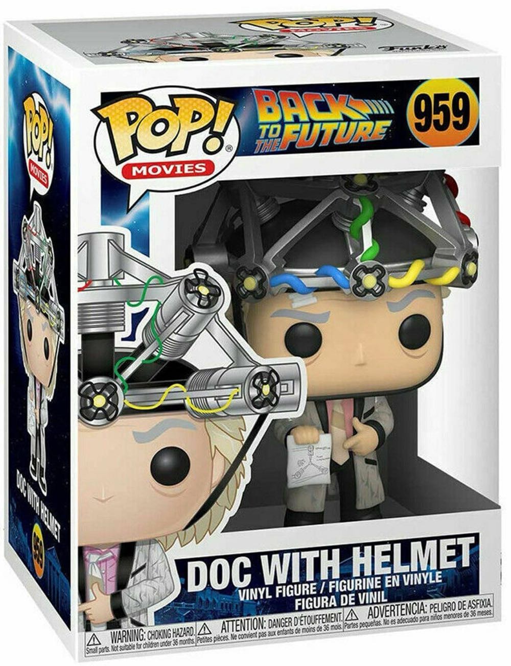 Doc With Helmet - Back to the Future vinyl figure collectible [Barcode 889698469142] - Main Image 2