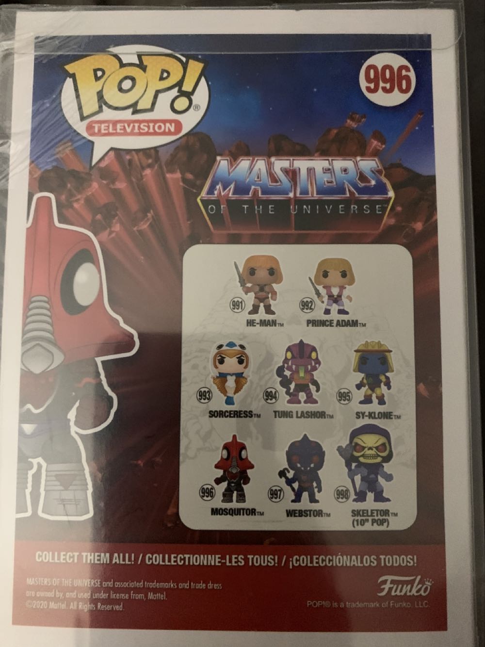 MOTU- Mosquitor - Masters of the Universe vinyl figure collectible [Barcode 889698477505] - Main Image 3