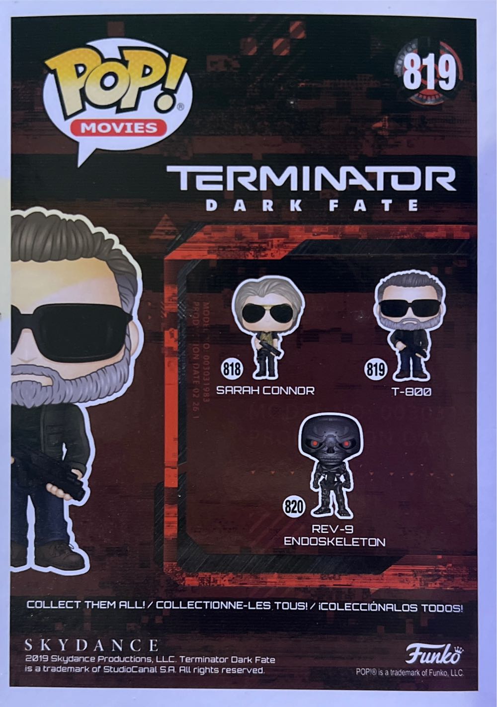 T-800 - The Terminator vinyl figure collectible [Barcode 889698435000] - Main Image 3