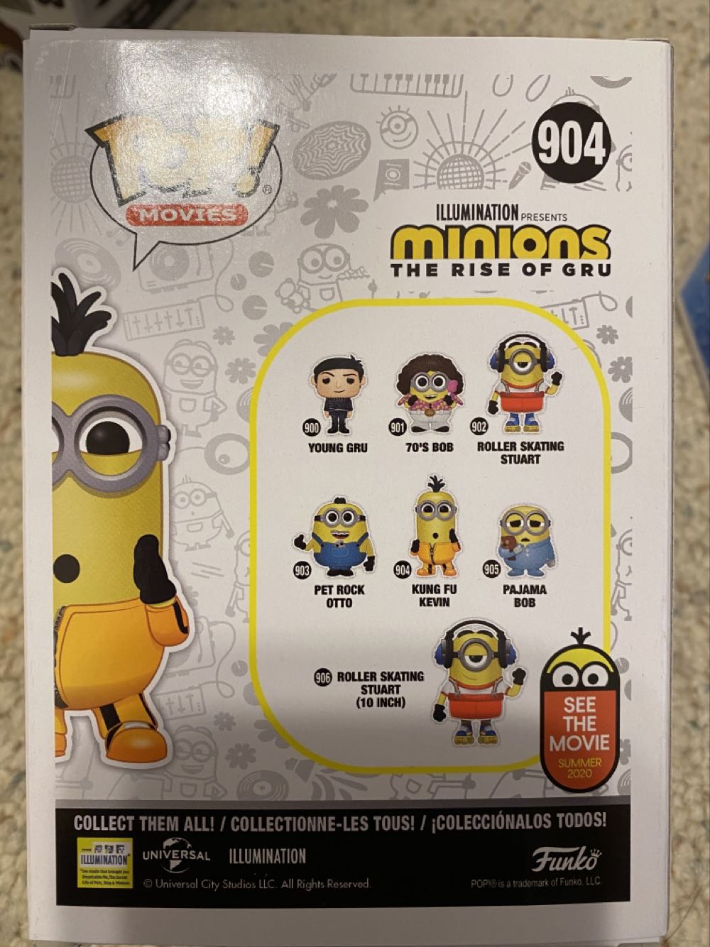 Kung Fu Kevin - Despicable Me vinyl figure collectible [Barcode 889698478045] - Main Image 2