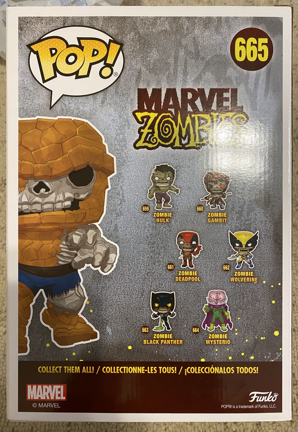 Zombie The Thing (Jumbo) - Marvel Universe vinyl figure collectible [Barcode 889698489010] - Main Image 2