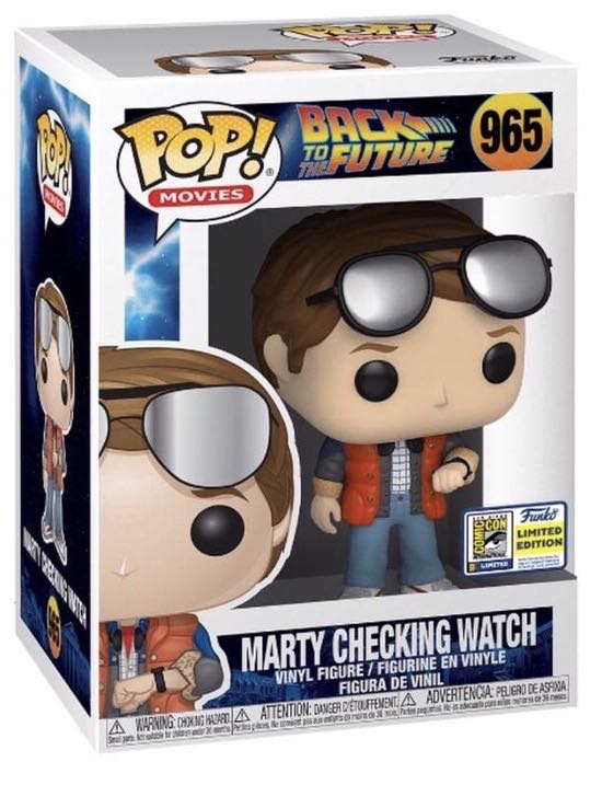 Marty Checking Watch - Back to the Future vinyl figure collectible [Barcode 889698489072] - Main Image 3