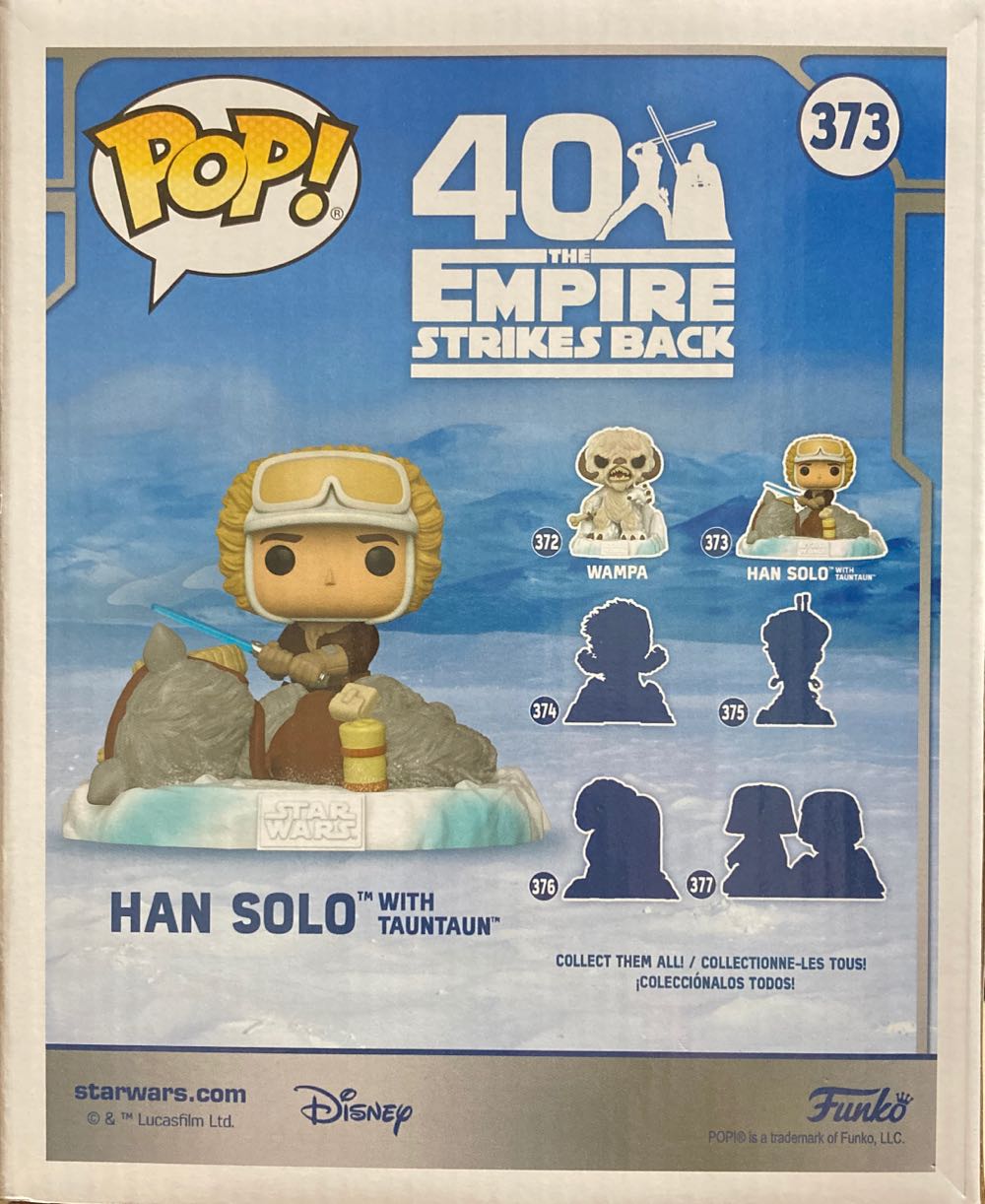 Battle At Echo Base: Han Solo with Tauntaun - Star Wars vinyl figure collectible [Barcode 889698497565] - Main Image 2