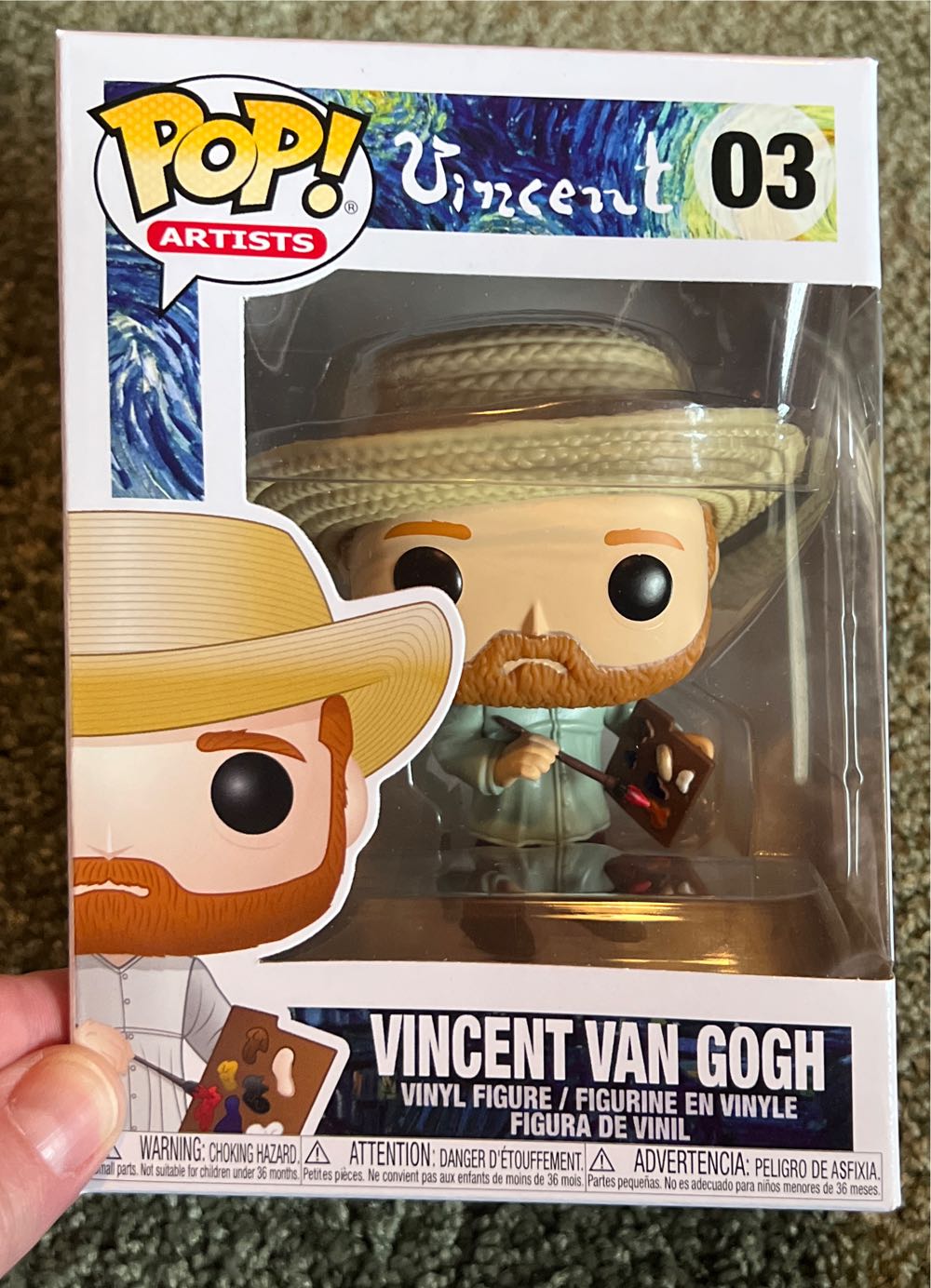 Vincent Van Gogh  vinyl figure collectible [Barcode 889698452526] - Main Image 2