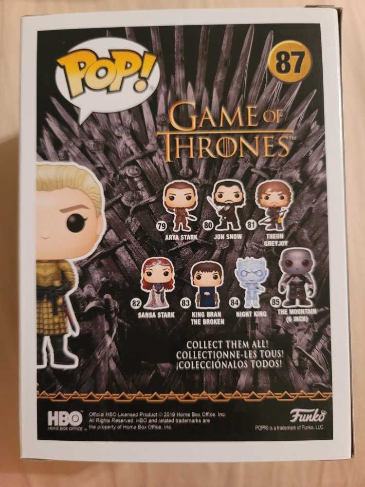 Ser Brienne Of Tarth - Game of Thrones vinyl figure collectible [Barcode 889698450478] - Main Image 3