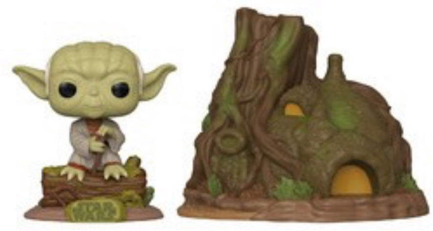 Dagobah With Yoda Hut - Star Wars vinyl figure collectible [Barcode 889698467650] - Main Image 2