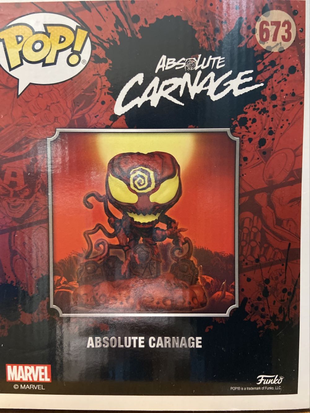 Absolute Carnage - Venom vinyl figure collectible [Barcode 889698496834] - Main Image 2