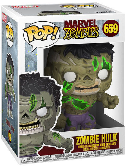 Funko Pop! Marvel Zombies: Zombie Hulk #659 - Zombies vinyl figure collectible [Barcode 889698491211] - Main Image 2