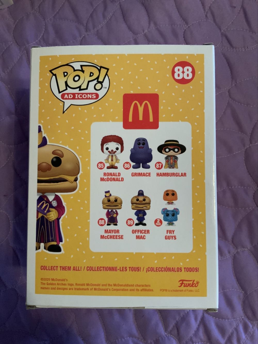 Mayor McCheese - McDonald vinyl figure collectible [Barcode 889698457255] - Main Image 2