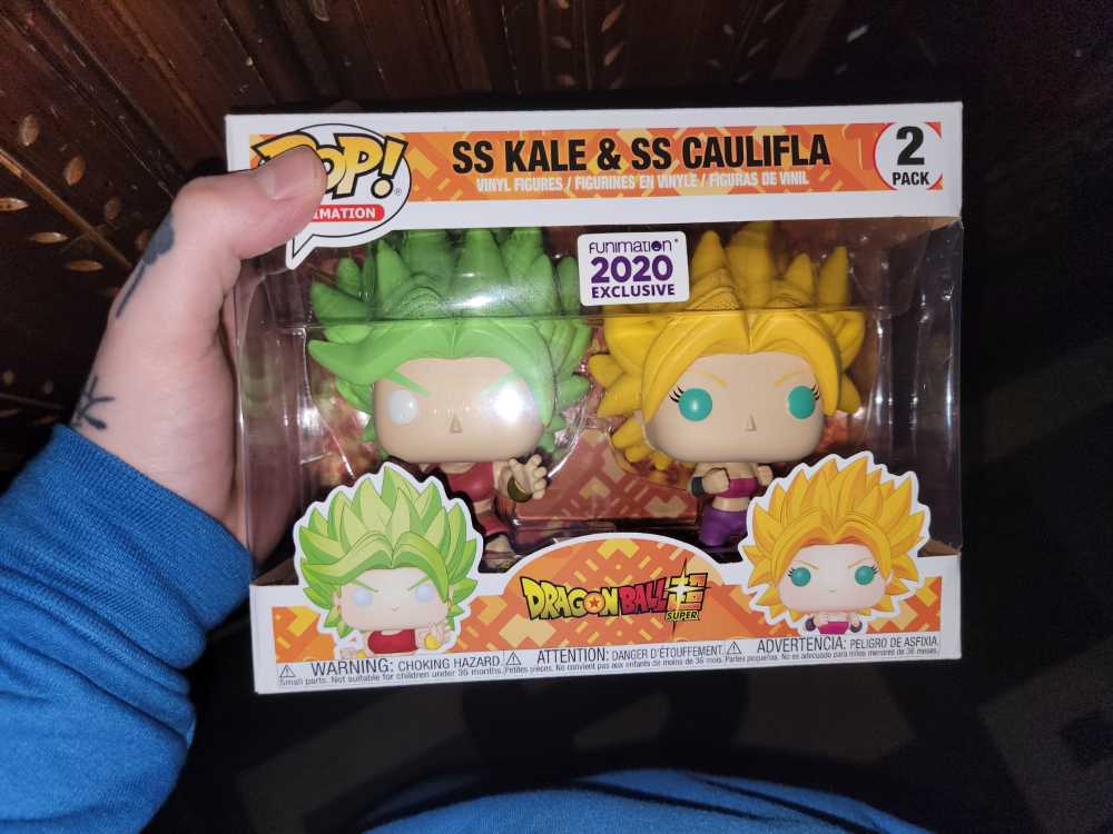SS Kale & SS Caulifla - Dragon Ball Z vinyl figure collectible [Barcode 889698430357] - Main Image 2