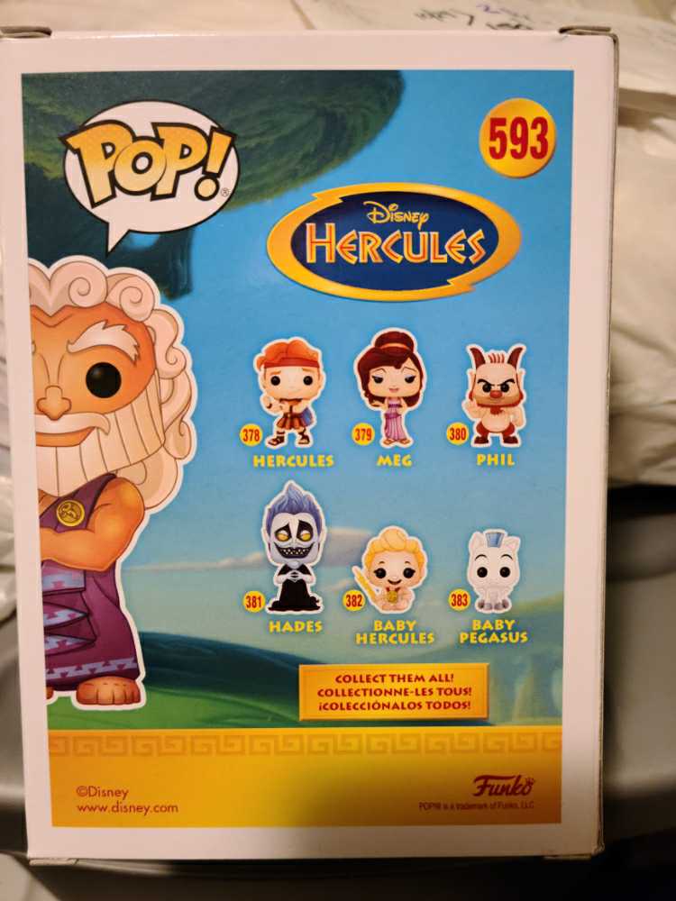 Zues - Disney vinyl figure collectible [Barcode 889698476065] - Main Image 2