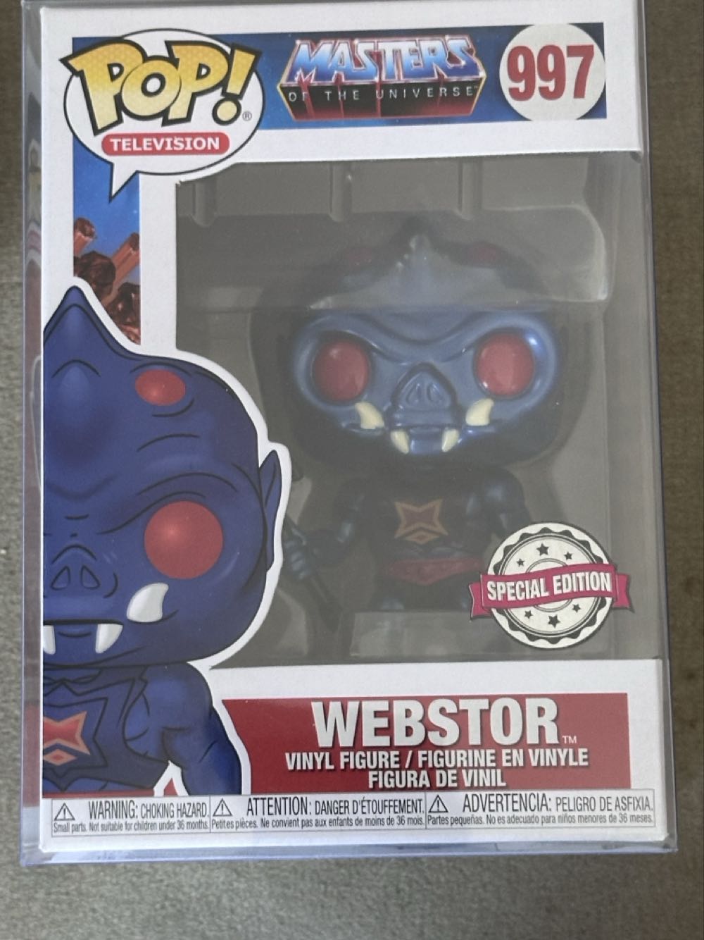 Webstor - Masters of the Universe vinyl figure collectible [Barcode 889698484077] - Main Image 3