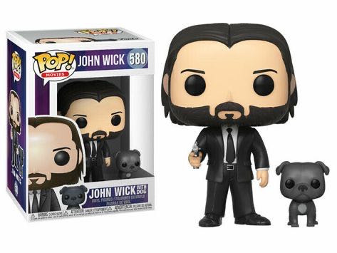 John Wick with Dog  vinyl figure collectible [Barcode 12546601] - Main Image 2