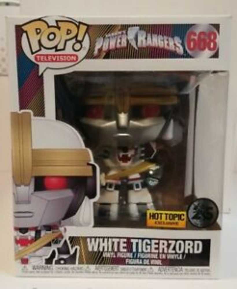 Saban’s Power Rangers - White Tigerzord  - Power Rangers vinyl figure collectible [Barcode 11482354] - Main Image 3
