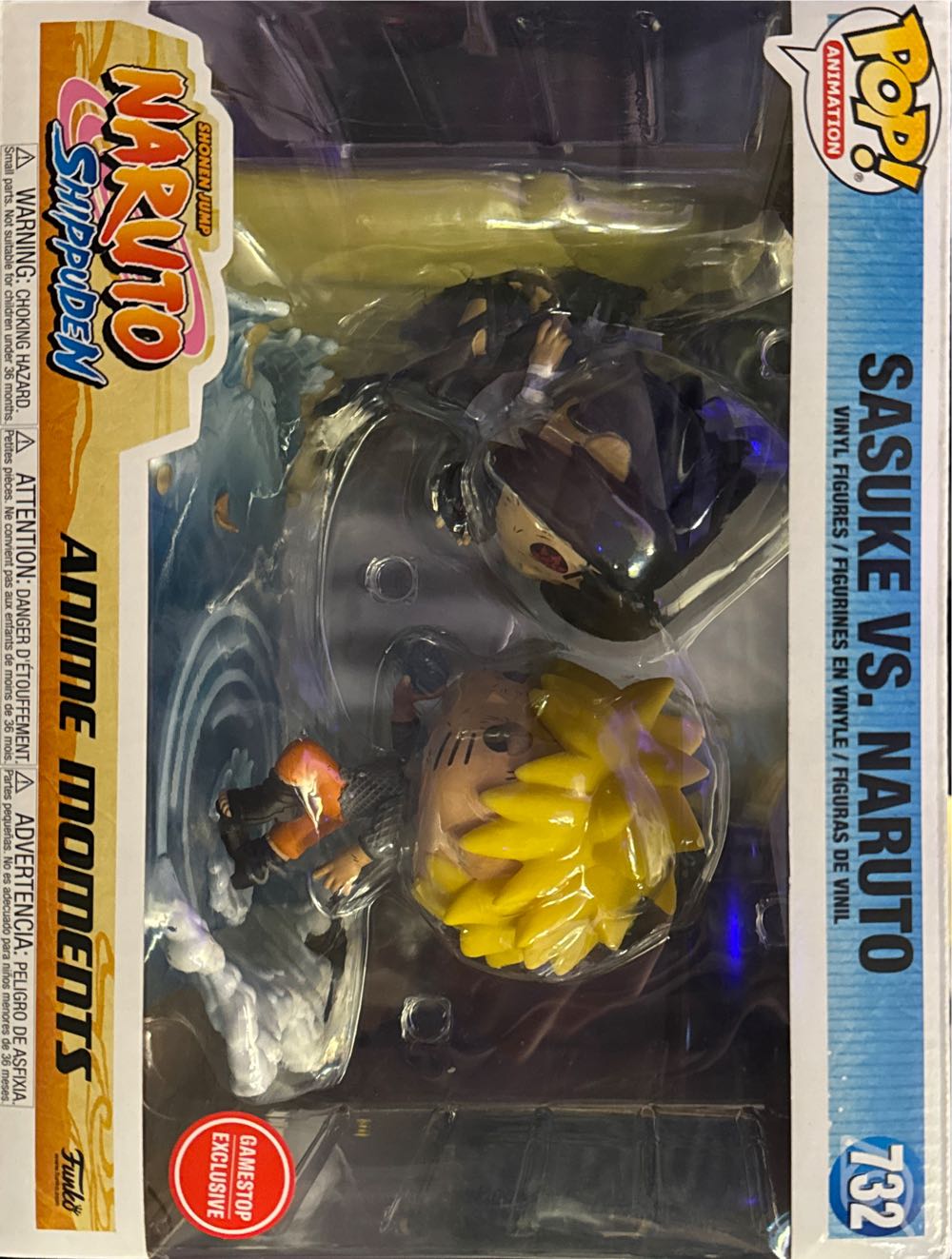 Sasuke Vs Naruto Anime Moment Pop! 732 - Naruto Shippuden vinyl figure collectible [Barcode 889698466301] - Main Image 2