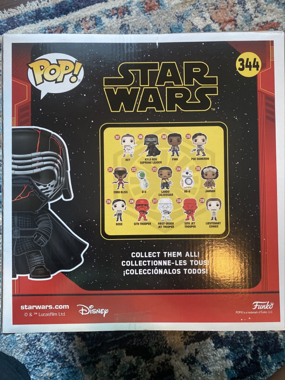 Kylo Ren Supreme Leader - 344 - Star Wars - Funko Pop (jumbo) #jumbo - Star Wars vinyl figure collectible [Barcode 889698472463] - Main Image 2