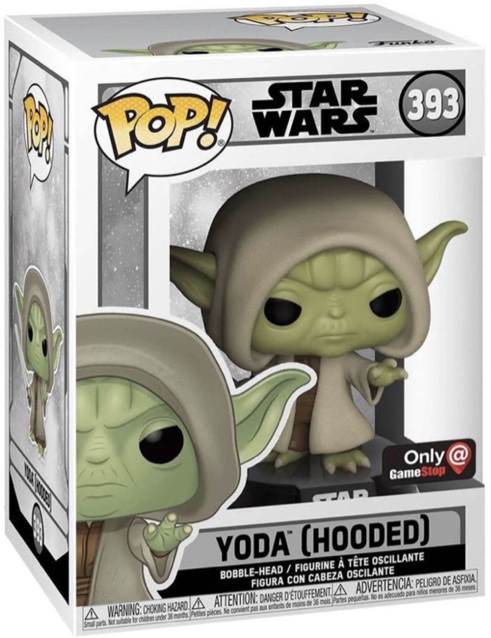 Yoda Hooded - Star Wars vinyl figure collectible [Barcode 889698496292] - Main Image 3