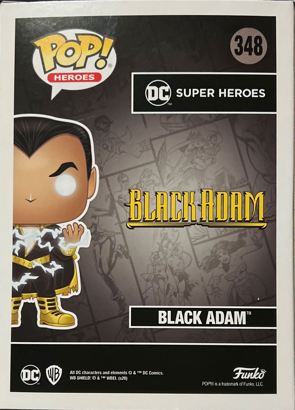 Black Adam - DC: Superheroes vinyl figure collectible [Barcode 889698465472] - Main Image 2