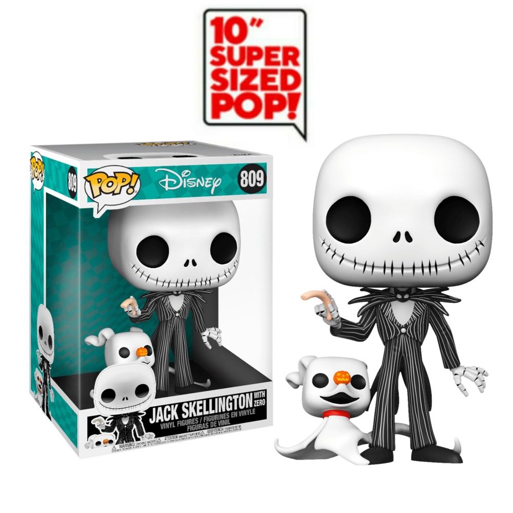 Jack Skellington With Zero #809 - The Nightmare Before Christmas vinyl figure collectible [Barcode 889698490061] - Main Image 3