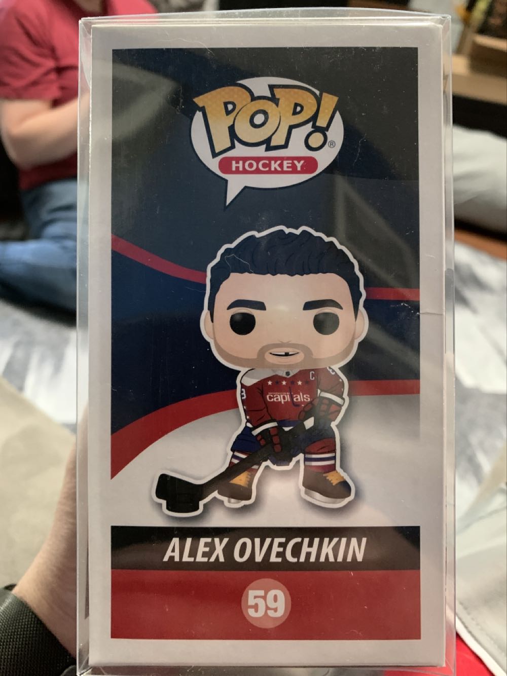 Funko NHL Alex Ovechkin (59) Washington Capitals Fanatics Exclusive  vinyl figure collectible [Barcode 889698444927] - Main Image 2