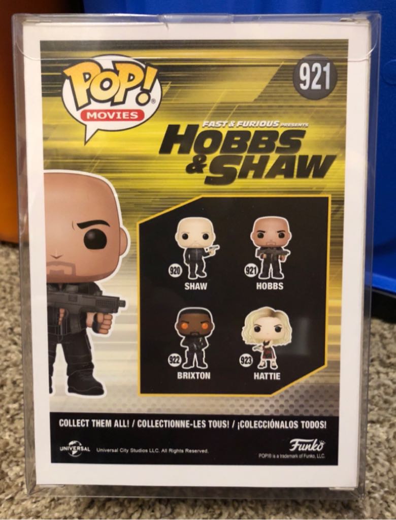 Hobbs  vinyl figure collectible [Barcode 889698477536] - Main Image 2