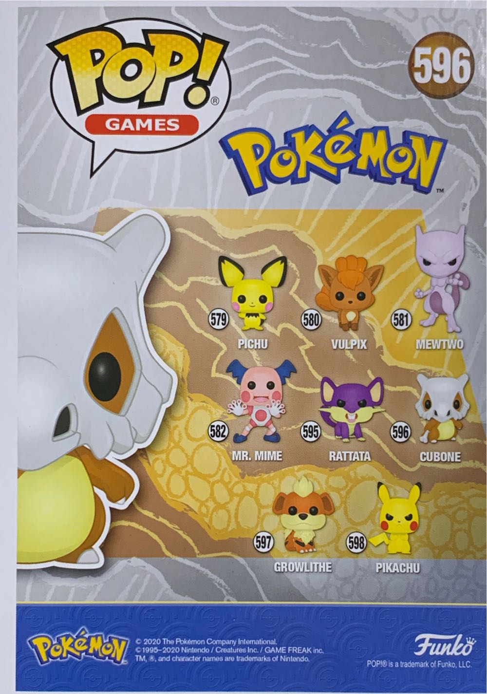 Cubone - Pokémon vinyl figure collectible [Barcode 889698483995] - Main Image 2