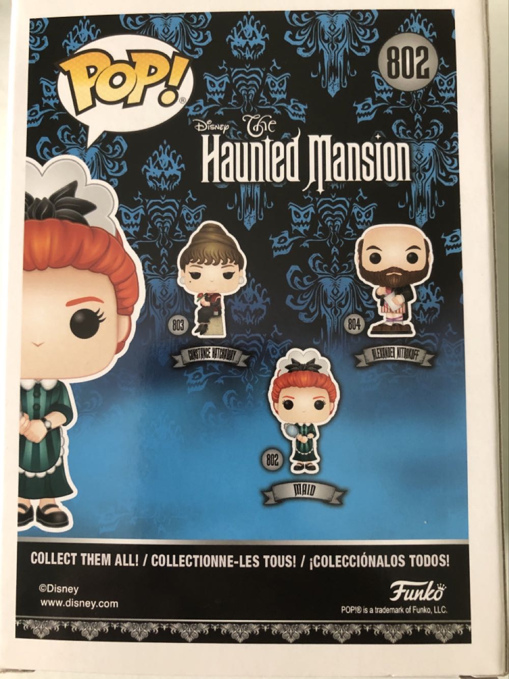 Maid - Haunted Mansion vinyl figure collectible [Barcode 889698504058] - Main Image 2