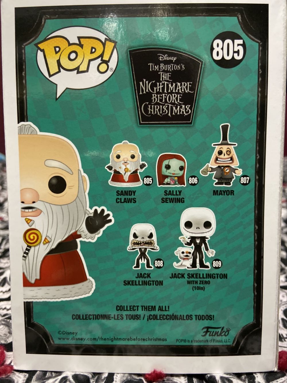 Sandy Claws - The Nightmare Before Christmas vinyl figure collectible [Barcode 889698481793] - Main Image 2