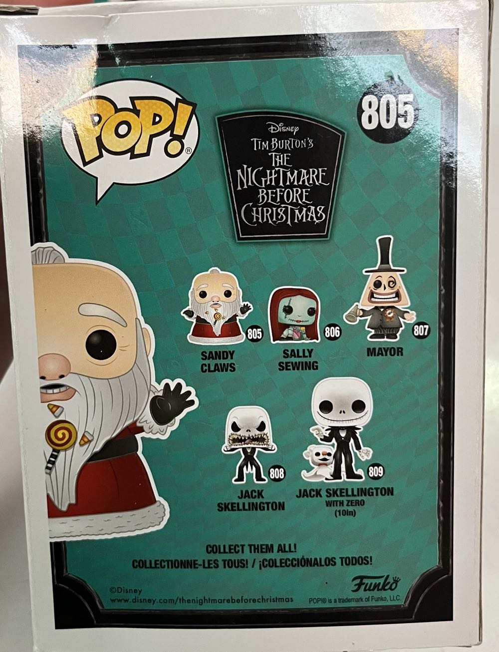Sandy Claws - The Nightmare Before Christmas vinyl figure collectible [Barcode 889698481793] - Main Image 4