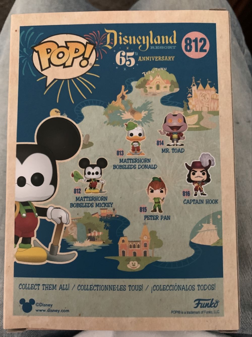 Disney: Matterhorn Bobsleds Mickey, #812 - Disney vinyl figure collectible [Barcode 889698503747] - Main Image 3