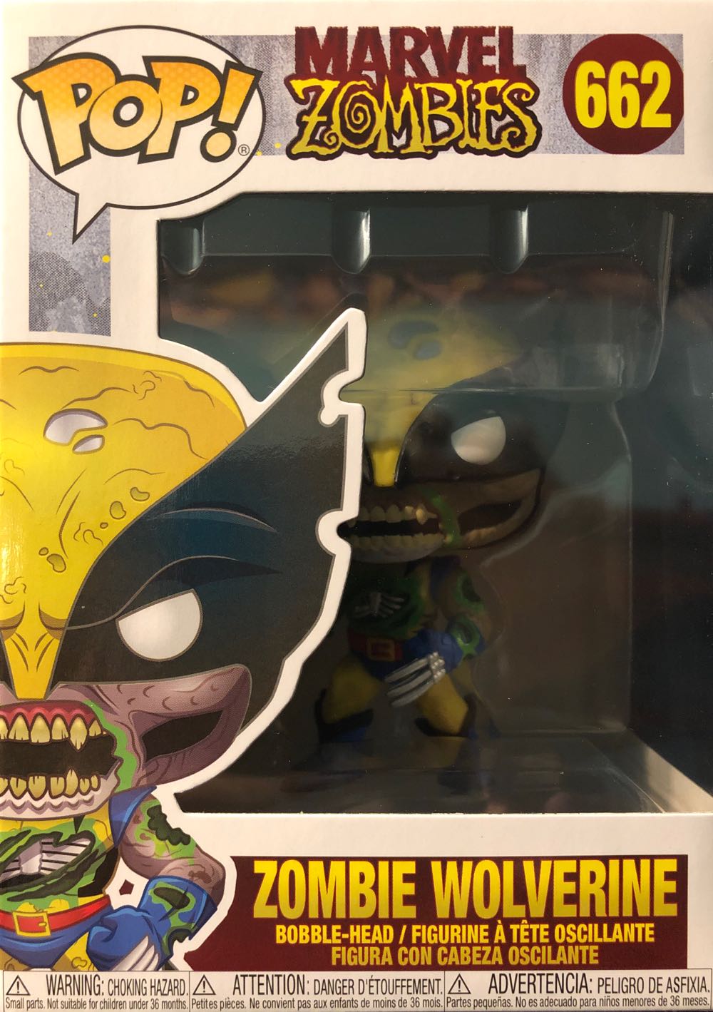 Zombie Wolverine #662 - Marvel Universe vinyl figure collectible [Barcode 889698491235] - Main Image 3