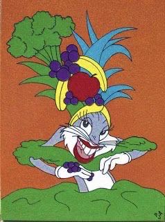 Bugs Bunny (In Fruit Hat) - Looney Tunes vinyl figure collectible [Barcode 13400029] - Main Image 4