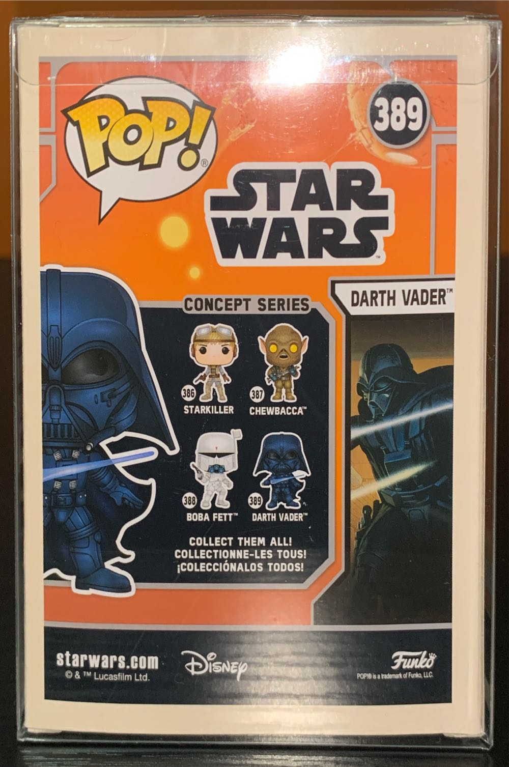 Darth Vader - Star Wars vinyl figure collectible [Barcode 889698493710] - Main Image 3