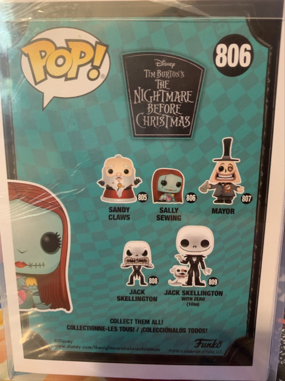 Disney: Nightmare Before Christmas: Sally (Sewing) - The Nightmare Before Christmas vinyl figure collectible [Barcode 889698481809] - Main Image 3