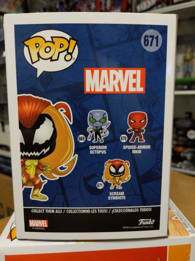 Scream Symbiote - Venom vinyl figure collectible [Barcode 889698374743] - Main Image 3
