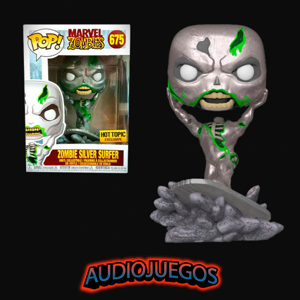 Funko Pop! Marvel Zombies: Zombie Silver Surfer #675 - Zombies vinyl figure collectible [Barcode 889698504317] - Main Image 2