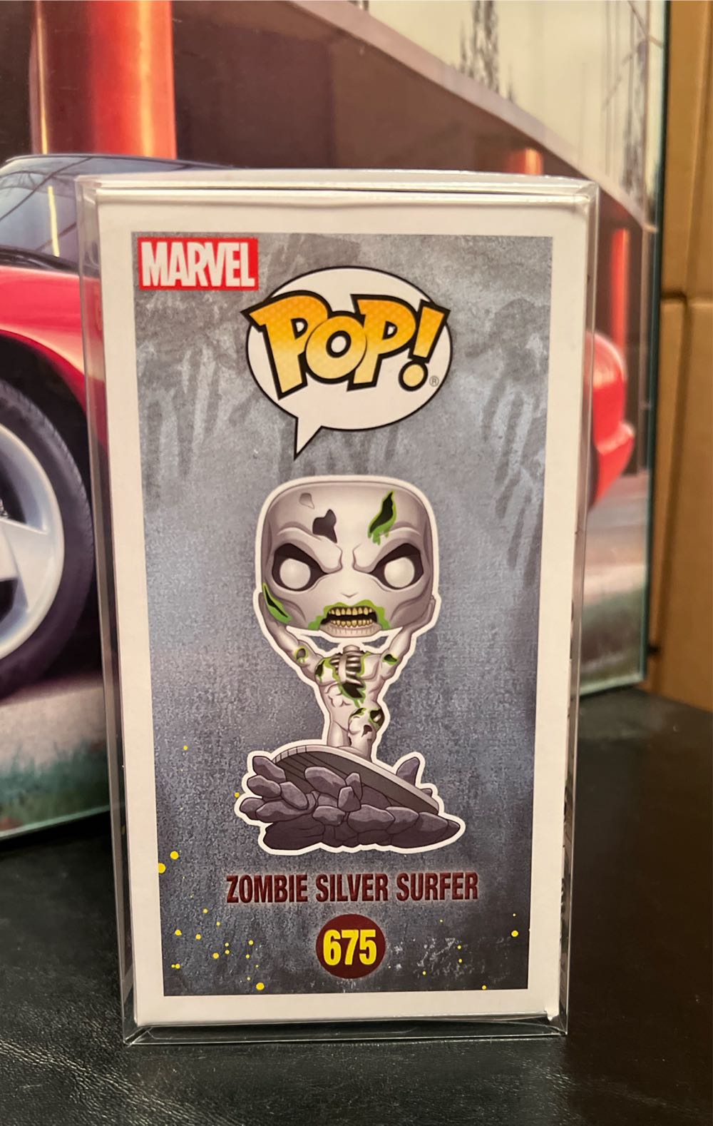 Funko Pop! Marvel Zombies: Zombie Silver Surfer #675 - Zombies vinyl figure collectible [Barcode 889698504317] - Main Image 4