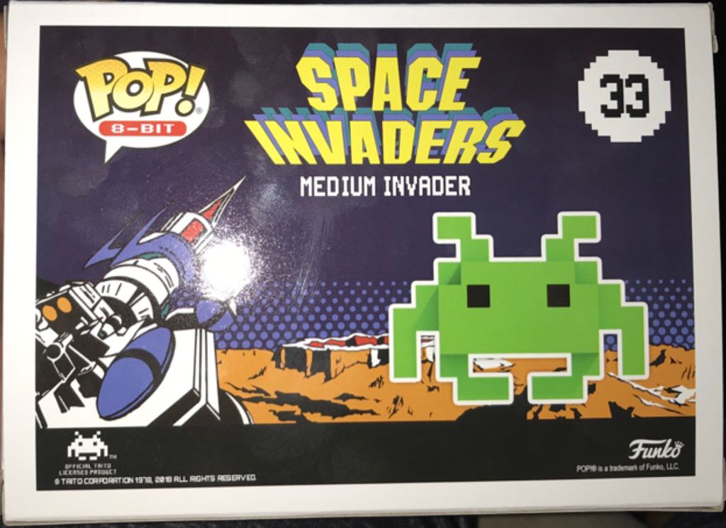 Space Invaders (Orange)  vinyl figure collectible [Barcode 889698306065] - Main Image 2